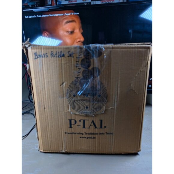 P-TAL Brass Patila Set Of 3 (1L, 3L ,5L) W/ Lids & Tin Coated Pure Brass - Picture 16 of 16